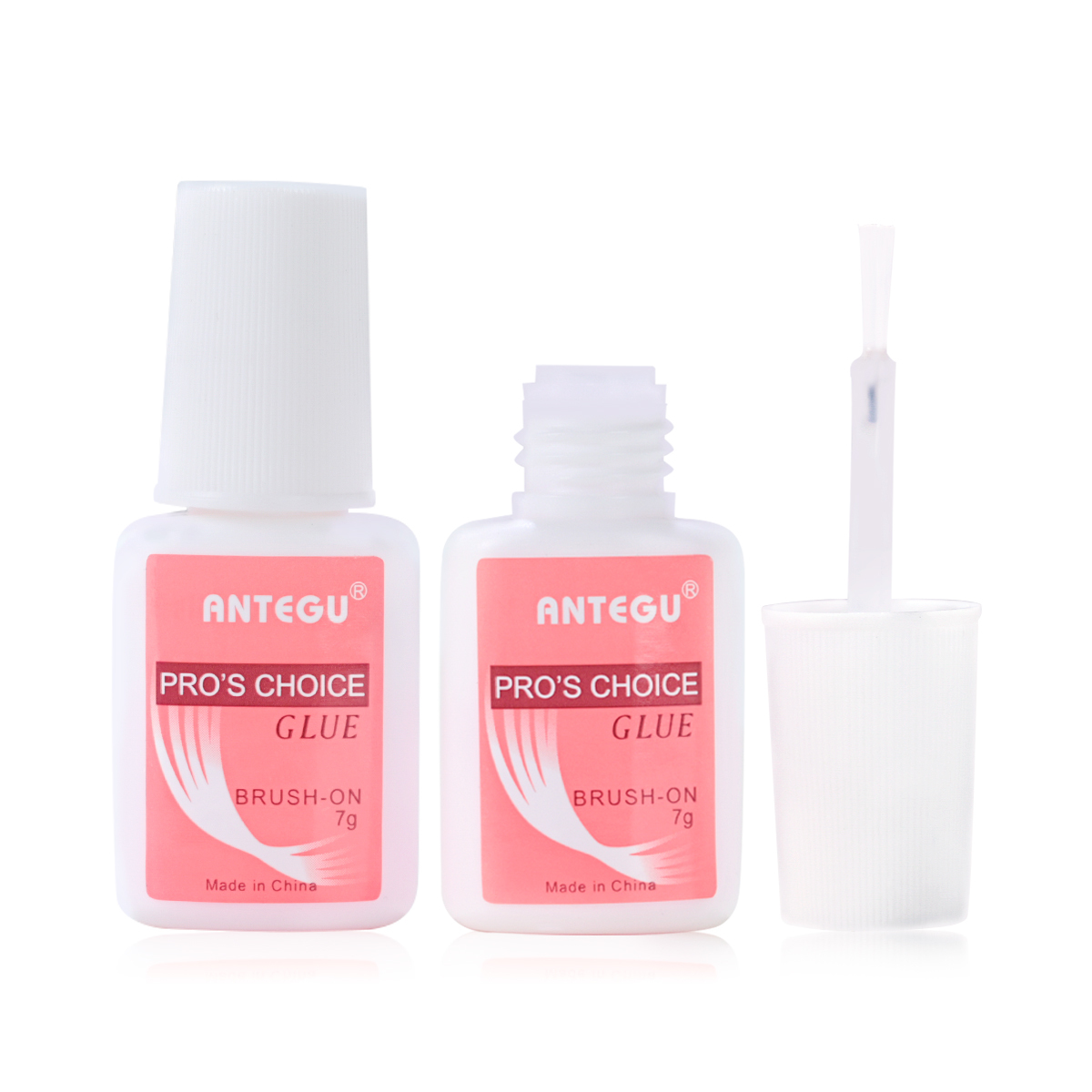 ANTEGU Pro's Choice Brush-On Nail Glue 7g — Set of 5